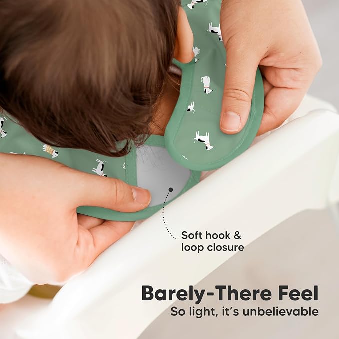 KeaBabies 3-Pack Waterproof Baby Bibs - Image 4