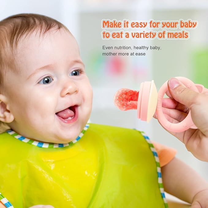 Baby Solids/Frozen Fruit Feeder Pacifier, Infant Teether Toy 4M+, BPA-Free - Image 7