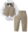 DISAUR Baby Boy Clothes Toddler Boy Outfits 4PCS Gentleman Dress by DISAUR