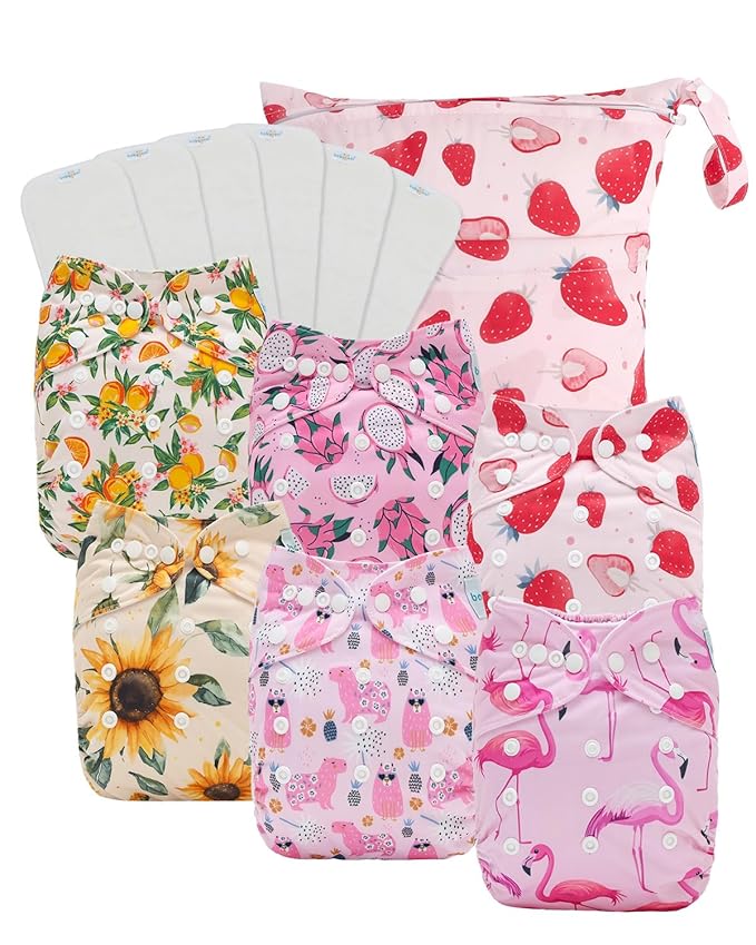 Babygoal Baby Cloth Diaper 6 Pack by babygoal