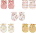 5 Pairs Baby Not Scratch Mittens 0-6 Months New Born Boy Girl Gloves Cute by falianni