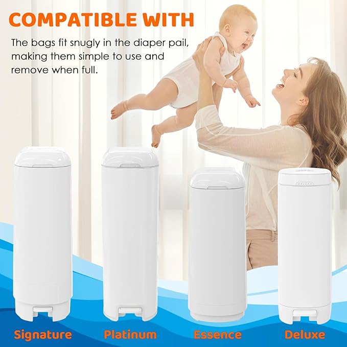Diaper Pail Refills Bags Compatible - Image 5