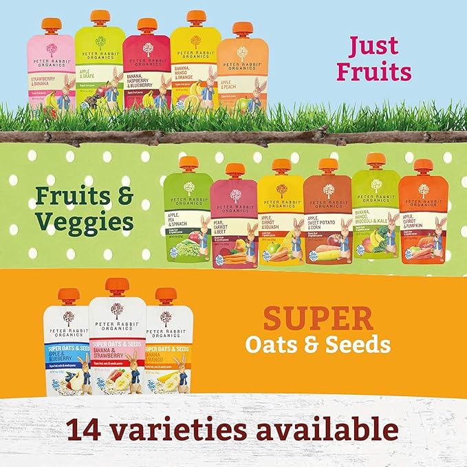 Pumpkin Tree Organics Super Oats & Seeds, Banana & Strawberry, 4 Ounce - Image 7