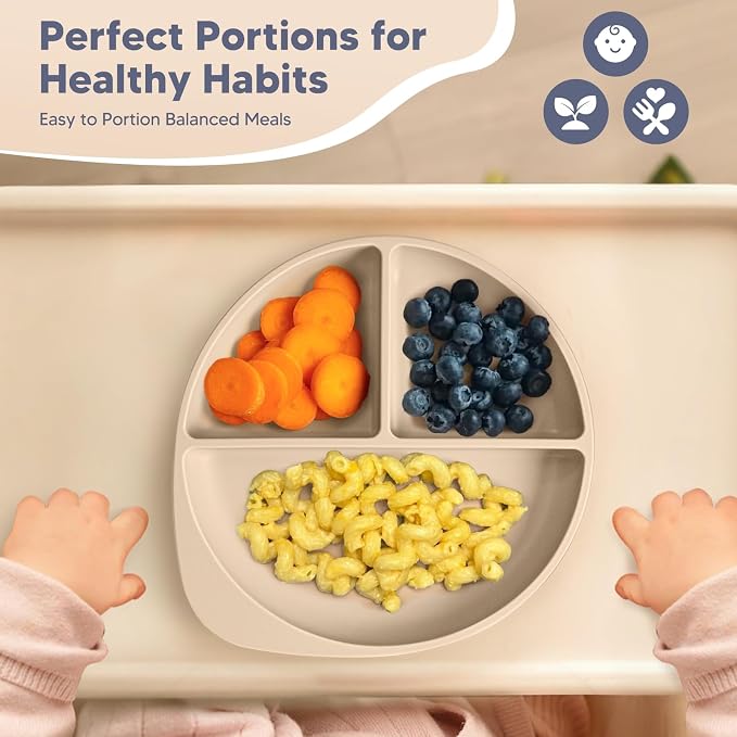 Silicone Baby Feeding Set Plates Set - Image 4