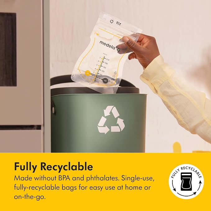 Medela Easy Pour Breastmilk Storage Bags | 50 Count 210ml | Disposable - Image 7