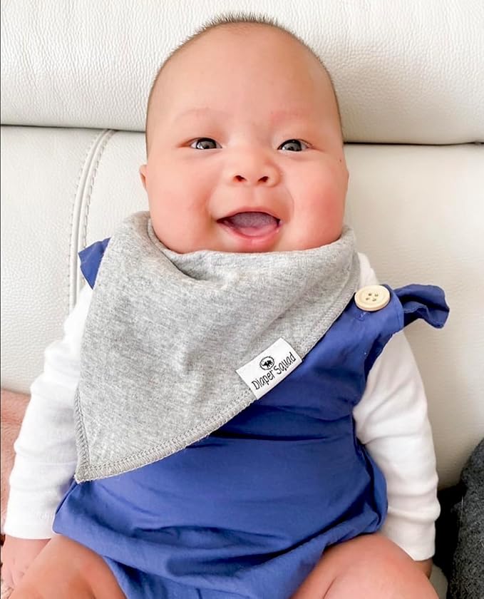 DiaperSquad's Baby Bibs for Drooling and Teething, Bibs for Boys, Baby Girl - Image 6
