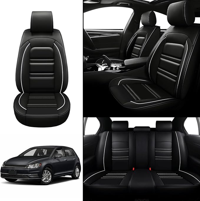 Seat Covers for VW Car Golf 2015-2019 | 5-Seats Leather Seat Covers - Image 2