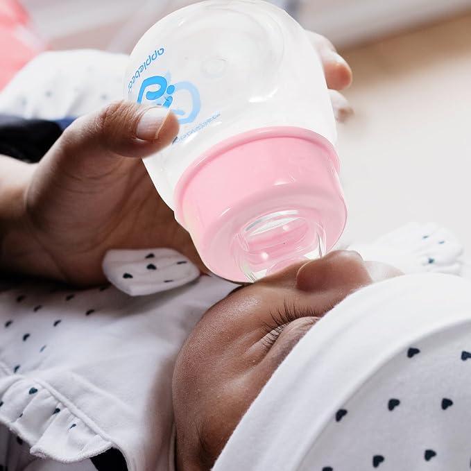 Kisangel 9pcs Mini Baby Bottles Plastic Feeder Bottles Infant Cereal Bottle - Image 9