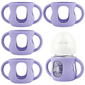 4 Pack Silicone Sleeves for Avent Natural Glass Baby Bottles, Silicone and by Unknown