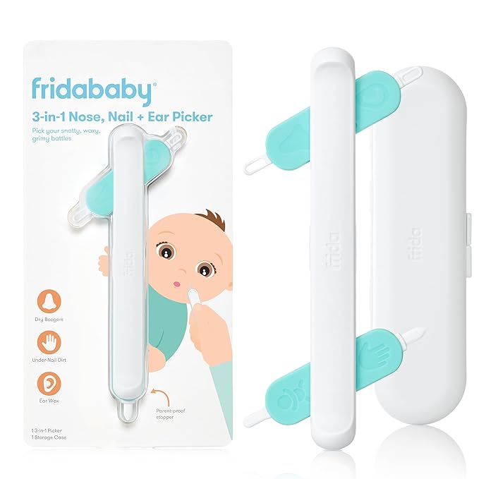 Frida Baby 3-in-1 Nose, Nail + Ear Picker by Frida Baby the Makers of NoseFrida by Frida