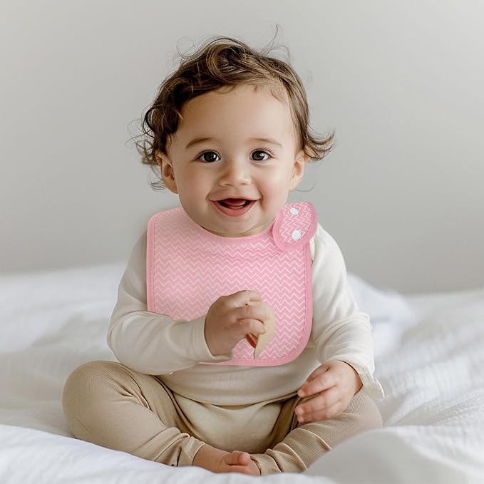 Baby Bibs Soft and Absorbent Organic Cotton Bandana Drool Bibs Set - Image 6