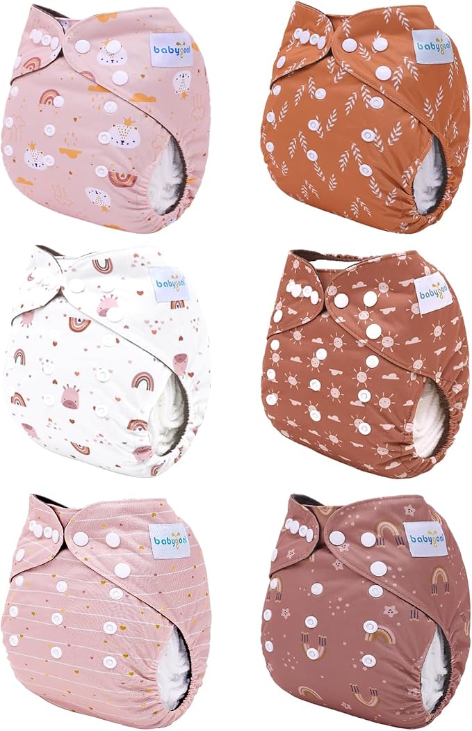 babygoal Reusable Charcoal Cloth Diapers - Image 2