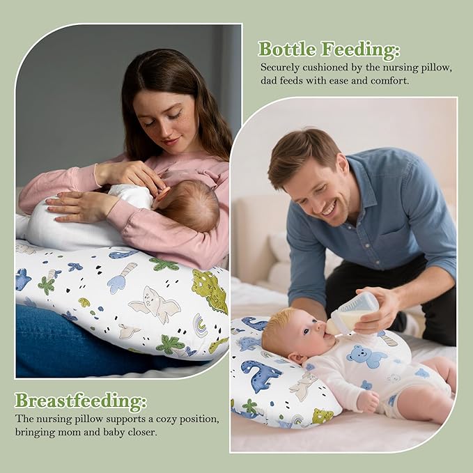 Nursing Pillow & Breastfeeding Pillow – Ergonomic C-Shape - Image 2