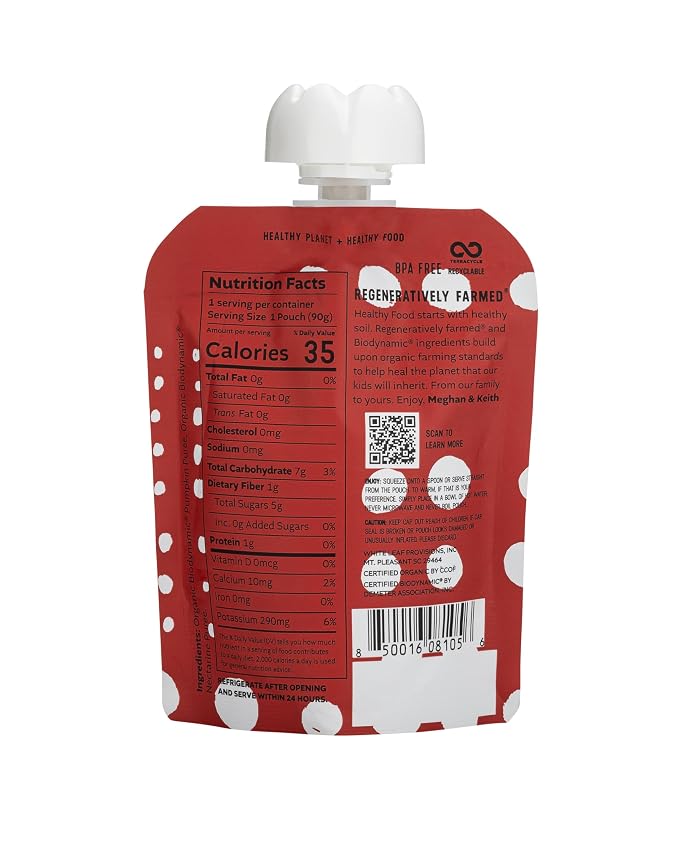 White Leaf Provisions Organic Purees / Baby Food Pouches - Image 6