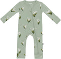 KYTE BABY Unisex Rayon Made From Bamboo Zippered Rompers 0-24 Months by KYTEBABY