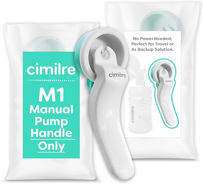 Cimilre M1 Manual Breast Pump Handle, Converts Any Cimilre Collection Kit into by CimilreBreastPumpsUSA