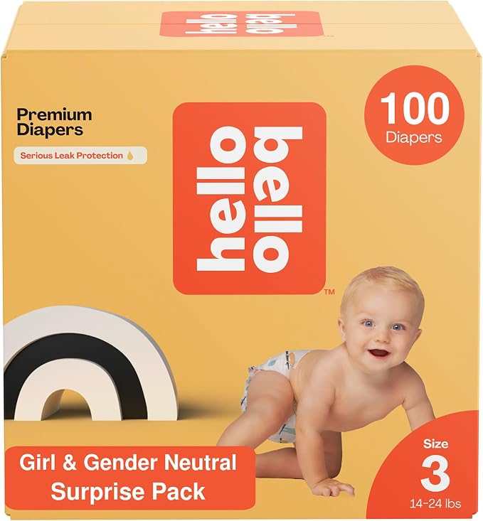 Hello Bello Premium Diapers, Size 3 Surprise Pack by HelloBello