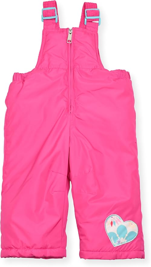 Arctic Quest Little Girls Bib Snow Pants and Ski Jacket Water-Resistant Snowsuit - Image 3