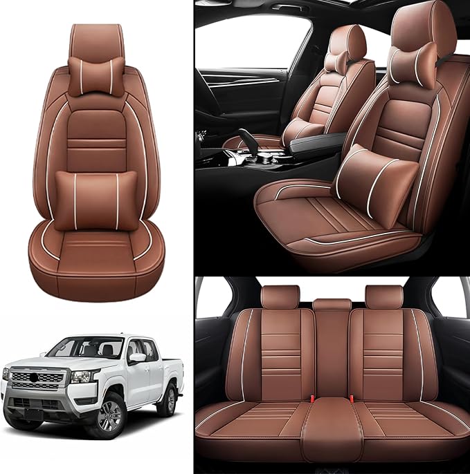 Car Seat Covers for Nissan Car Frontier 1998-2025 | 5-Seats Seat Covers - Image 2