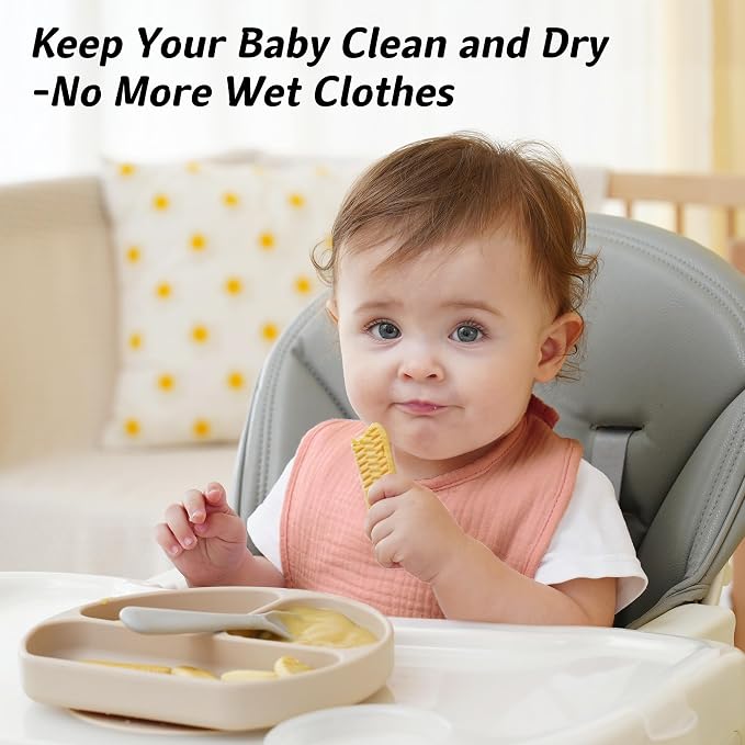 Muslin Baby Bibs Cotton Baby Drool Bandana Bibs - Image 4