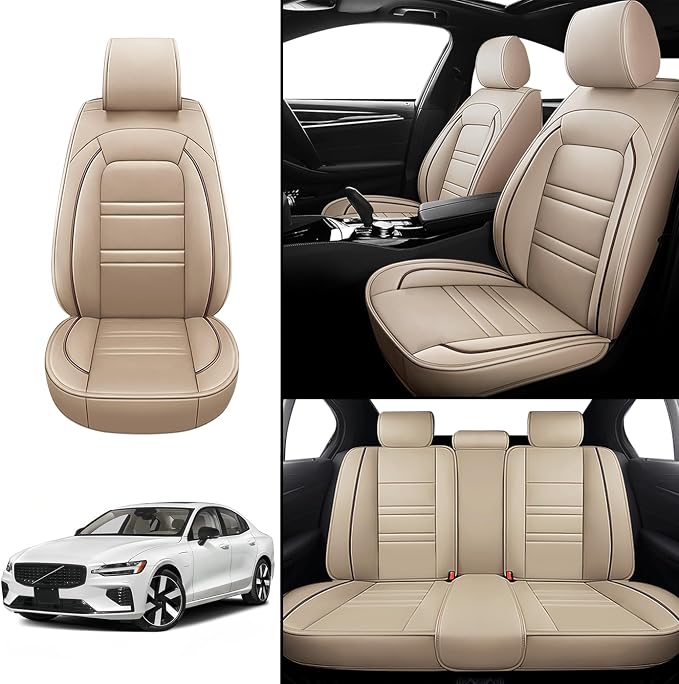 Seat Covers for Volvo Car s60 2001-2025 | 5-Seats Leather Seat Covers - Image 2