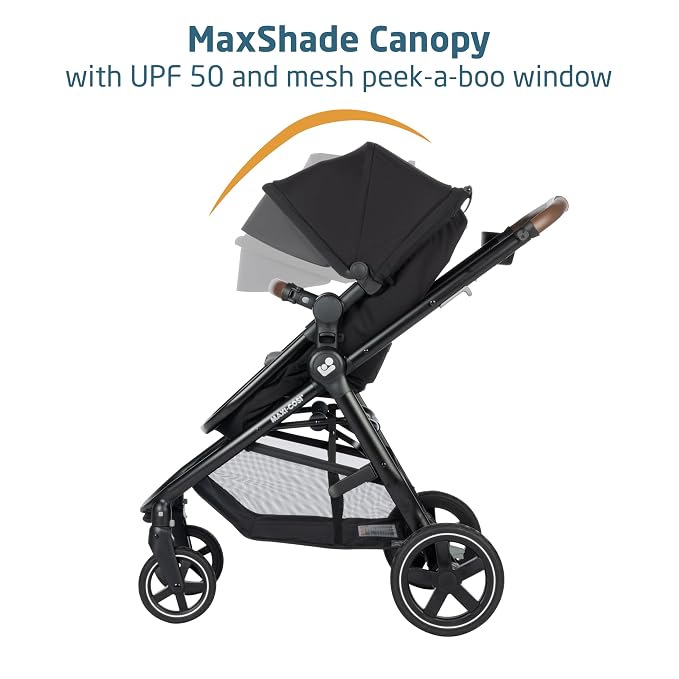 Maxi-Cosi Zelia™ Luxe 5-in-1 Modular Travel System in New Hope Black - Image 12
