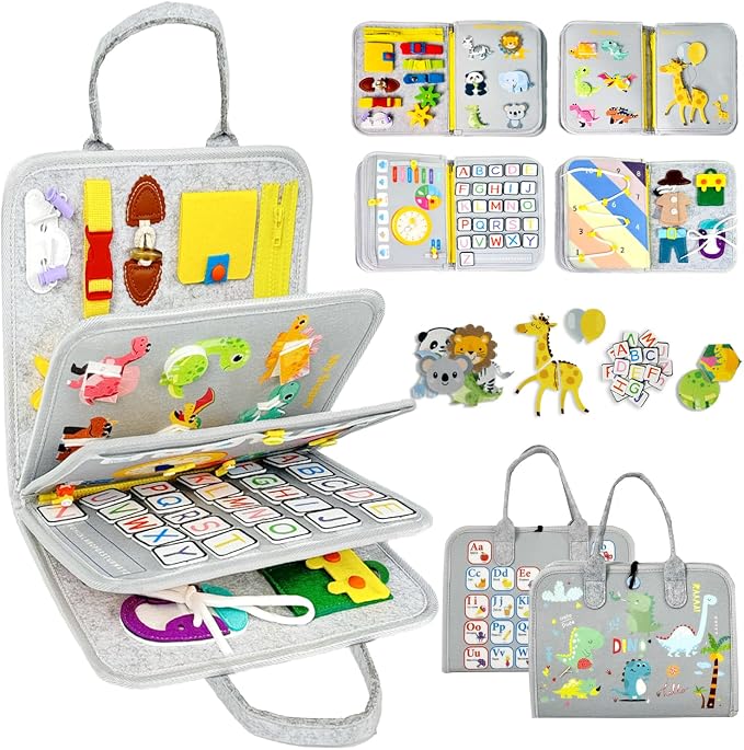 Qizfun Busy Board Montessori Toy by Qizfun