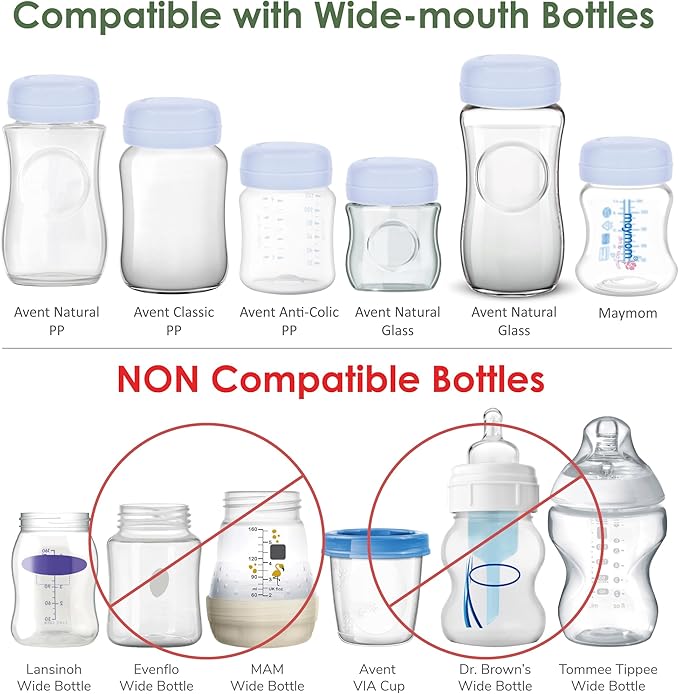 Maymom Travel Bottle Caps Compatible - Image 4