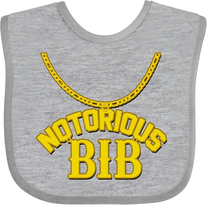 inktastic Notorious Bib Baby Bib by Inktastic