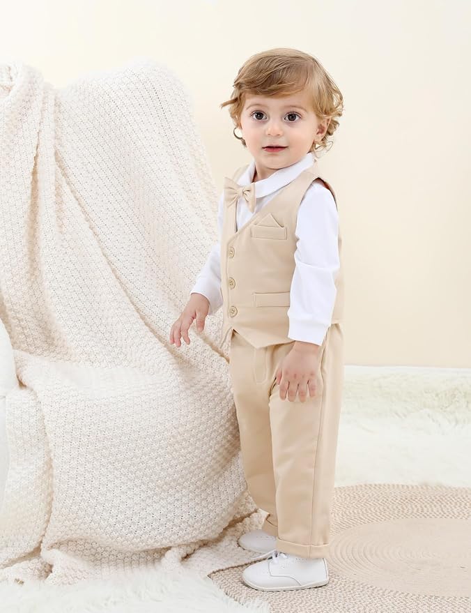 A&J DESIGN Baby Boy Suits Clothes Infant Toddler Formal Gentleman Outfits - Image 3