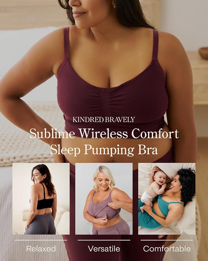 Kindred Bravely Sublime Sleep Pumping Bra Hands Free, Adjustable Pumping & - Image 4