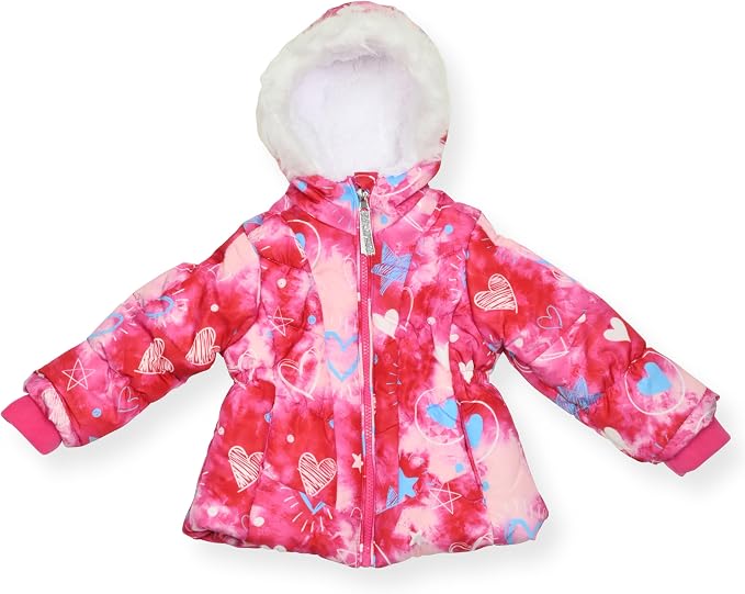 Arctic Quest Little Girls Bib Snow Pants and Ski Jacket Water-Resistant Snowsuit - Image 5