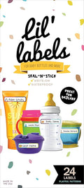 Bottle and Food Labels, Freezer Safe, Self-Laminating, Waterproof Kids Name by LilLabels