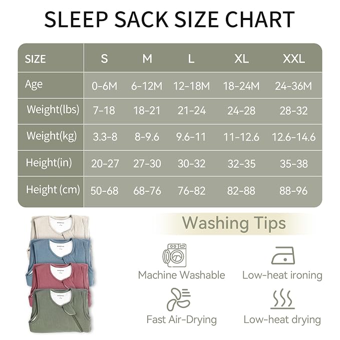Rayon Made from Bamboo Toddler Sleep Sack - Image 6