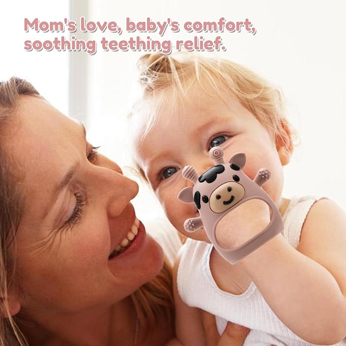 2 Pack Baby Teething Toys 0-6 6-12 Months, Adjustable Anti Dropping Wrist - Image 8