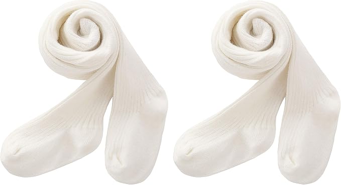 CECORC Baby Girls Tights Toddler Cable Knit Leggings Thick Cotton Infant - Image 6