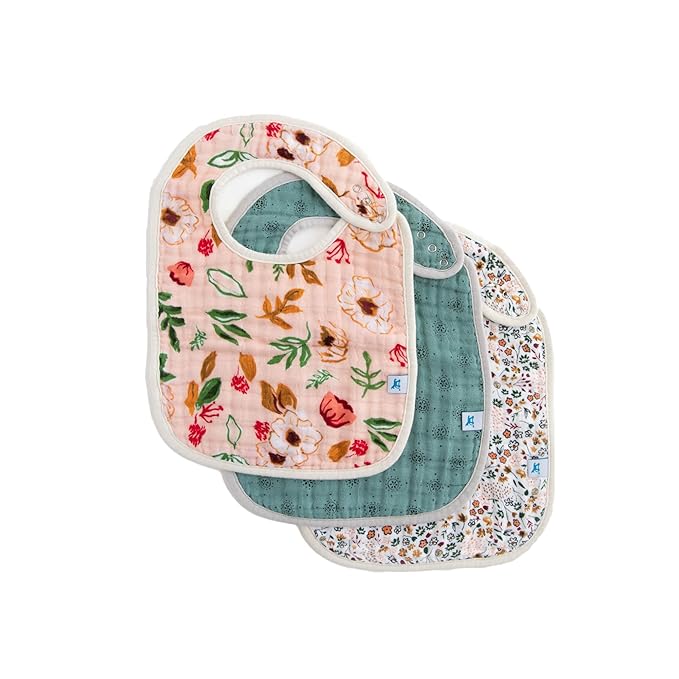 Little Unicorn Premium Classic Bib 3 pack | Adjustable as baby grows | Soft by LittleUnicorn