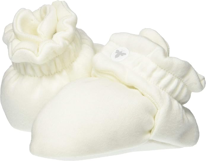 Burt's Bees Baby Unisex Booties Organic Cotton Newborn Essentials Shoes - Image 12
