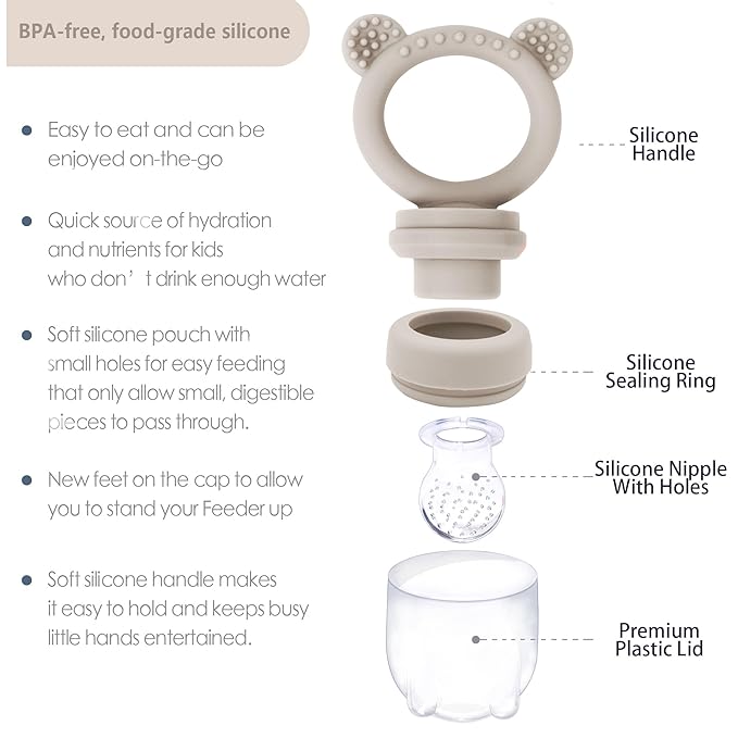 Frozen Breastmilk Teether & Forage Feeder Set Frozen Breastmilk Teether Tray - Image 2