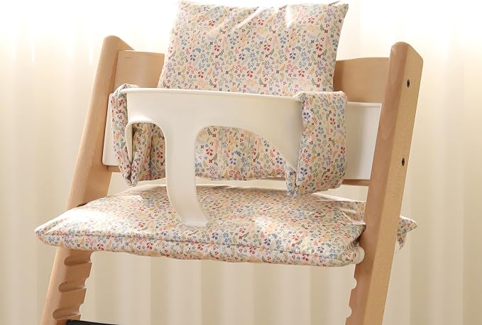 Waterproof Cotton Cushion Set, Stokke Tripp Trapp Compatible, 100% Cotton by Gembebe