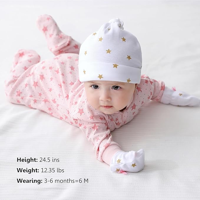 Newborn Baby 2-way Zipper Romper Cotton One-piece Jumsuit 3-pack, 0-24 Months - Image 5