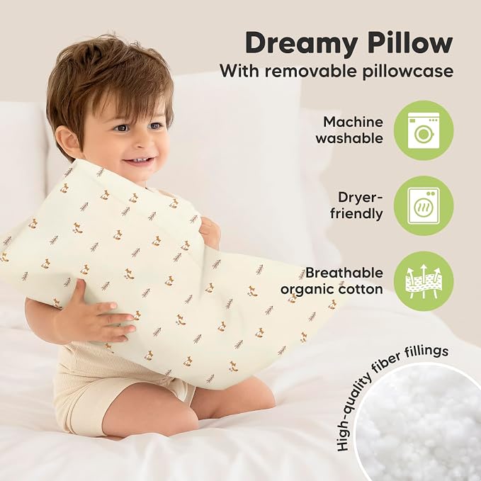 Toddler Pillow with Pillowcase - Image 4