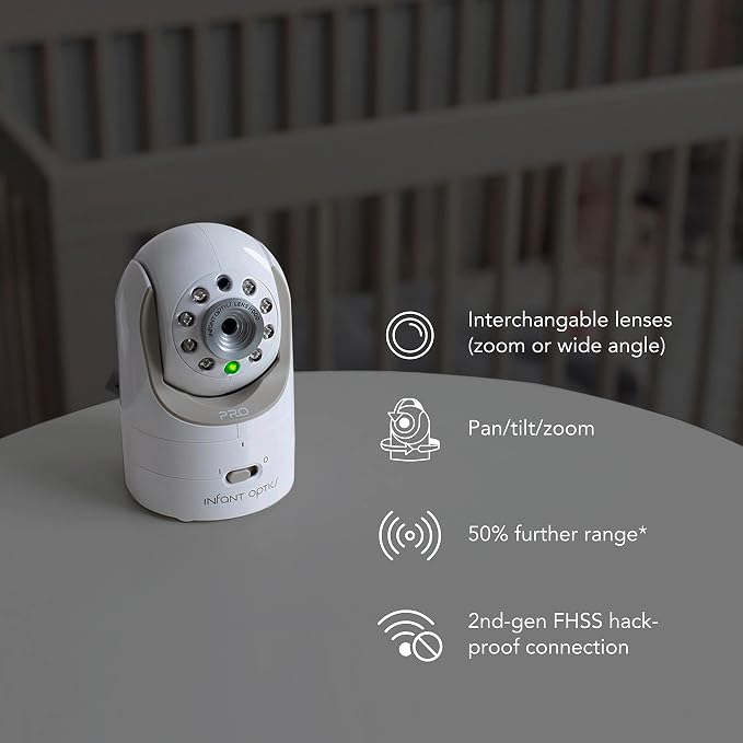 Infant Optics DXR-8 PRO Video Baby Monitor, 720P HD Resolution 5" Display - Image 4