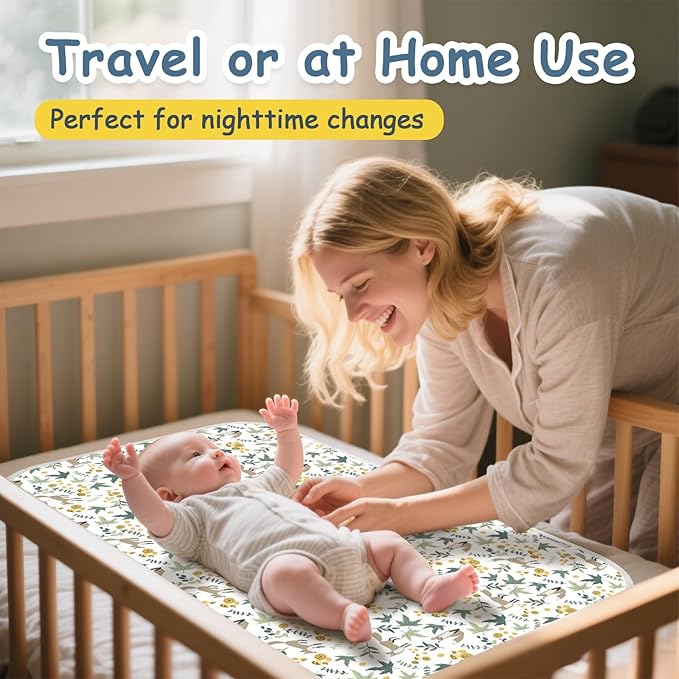 Baby Diaper Changing Pad – 31.5" x 21.5" Extra Large Waterproof Absorbent - Image 7