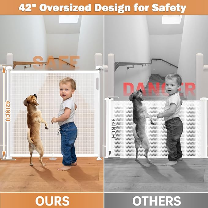 Retractable Baby Gates for Stairs - Image 2