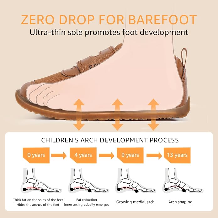 Toddler Wide Toe Box Barefoot Shoes Boys Girls Zero Drop, Baby First Walking - Image 5