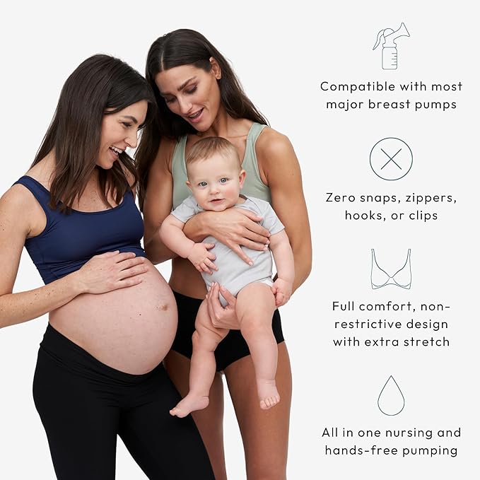 Larken Hands Free Pumping Bra for Breastfeeding | Breast Pump - Image 4