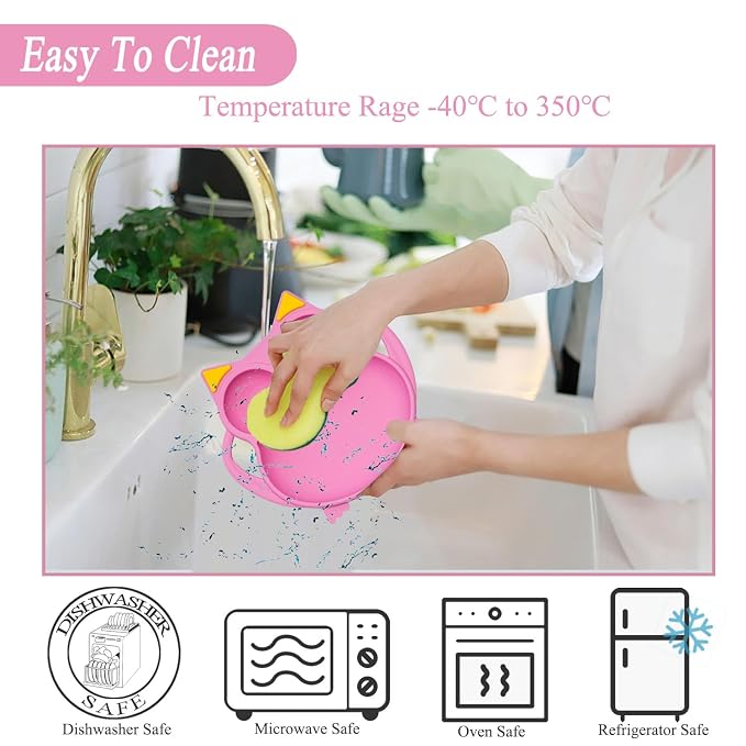 Baby Toddler Silicone Suction Plate - Image 5