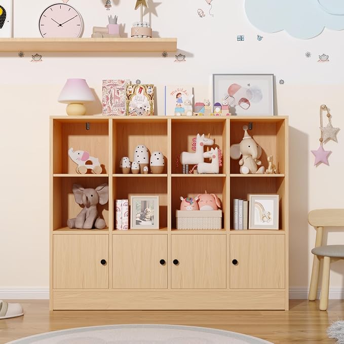 Oak Bookshelf, Wood Bookcase by DIYART