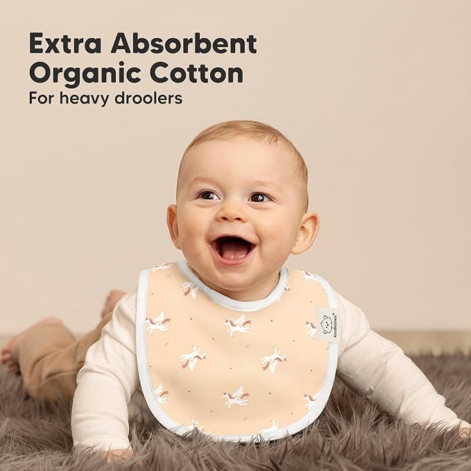 8-Pack Organic Baby Bibs for Boys, Girls - Image 5
